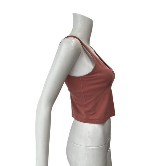 $68 Lululemon Dusty Pink Clay Align V-Neck Tank Top size 8 - Picture 2 of 5